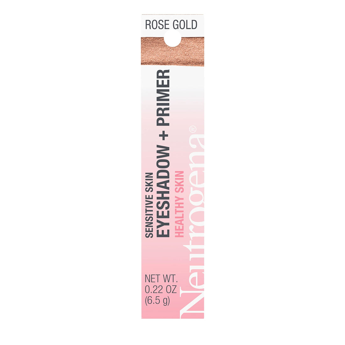 Neutrogena Sensitive Skin Eyeshadow + Primer, a Longwearing, 2-in-1 Metallic Eyeshadow for Sensitive Skin with Pro-Vitamin B5, Lightweight Cream-to-Powder Formula, Warm Taupe, 0.22 oz