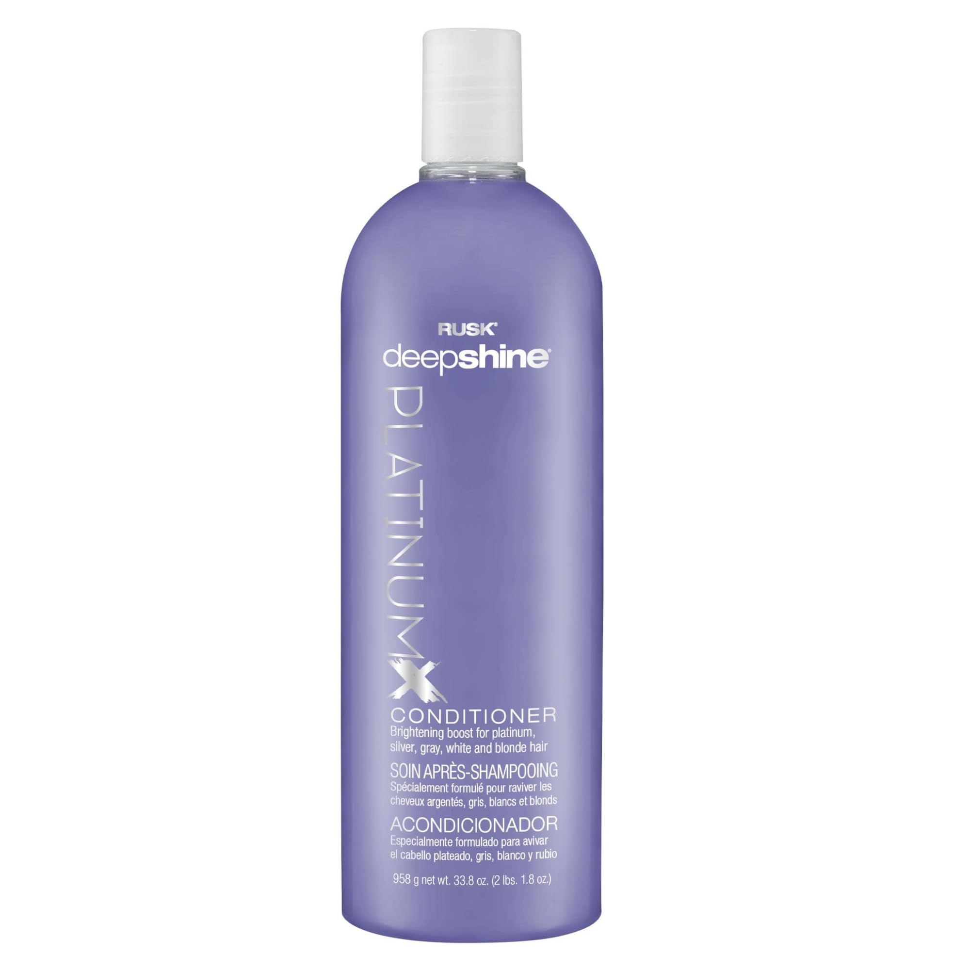 RUSK Deepshine PlatinumX Conditioner, 33.8 oz.