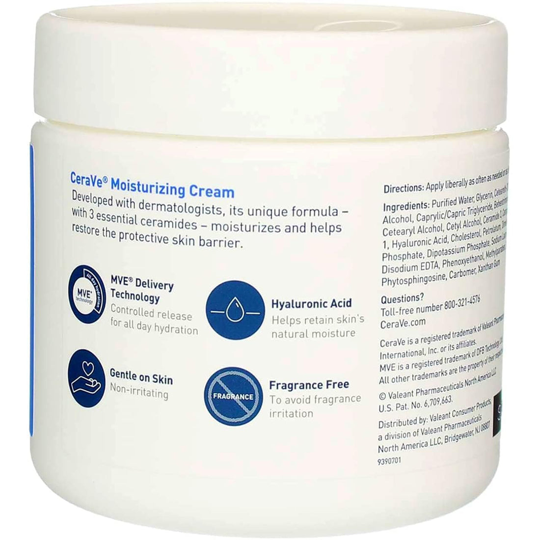 CeraVe Moisturizing Cream, Body Cream for Dry Skin, 16 Ounce, 16 Ounces
