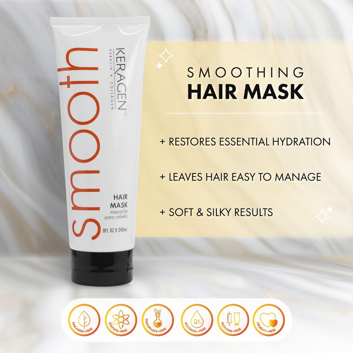 Keragen Organic Hair Treatment Mask 8 Fl Oz