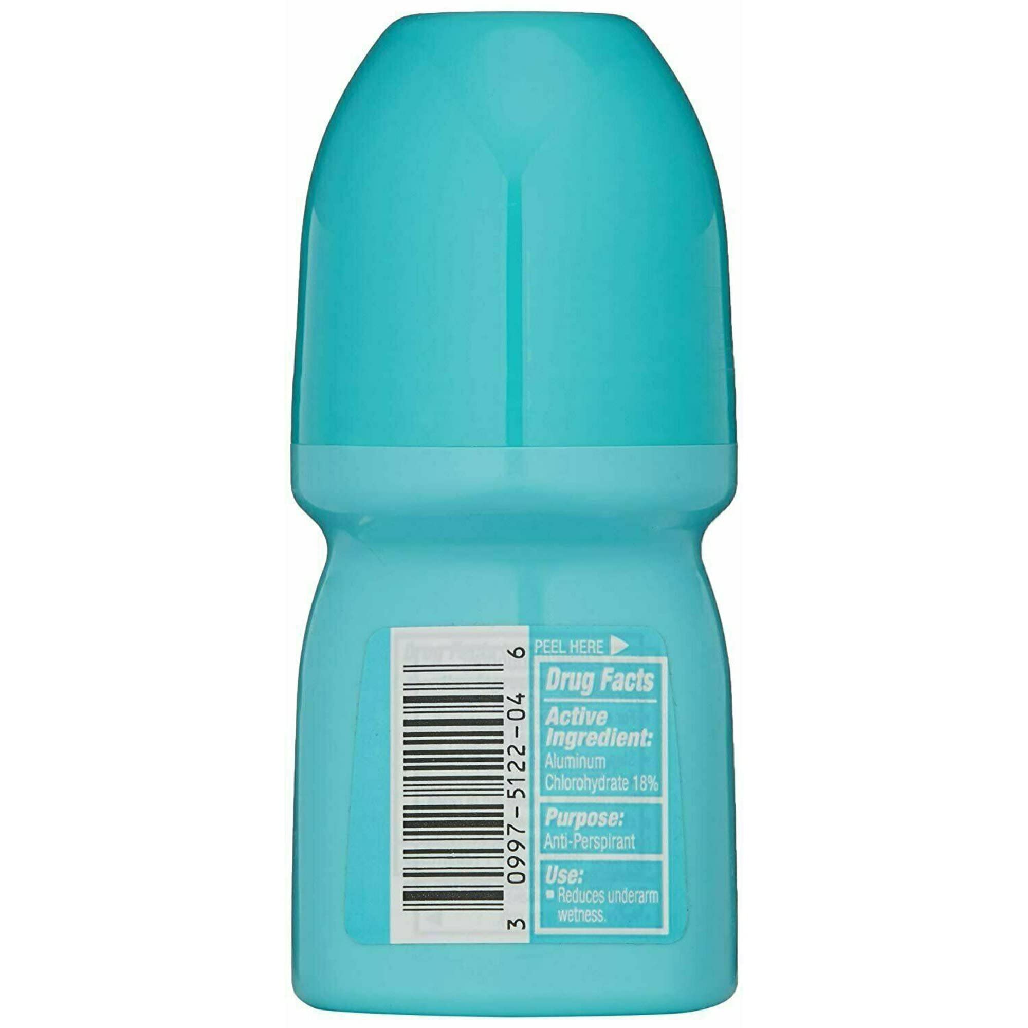 SPECIAL PACK OF 6 HI DRI UNSCENTED DEODORANT 1.7 OZ