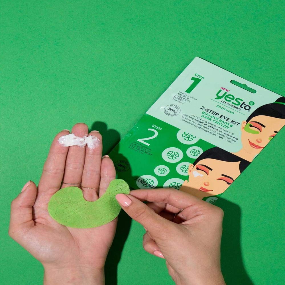 Yes To Cucumbers Soothing 2-Step Eye Kit, 1 Single Use Kit