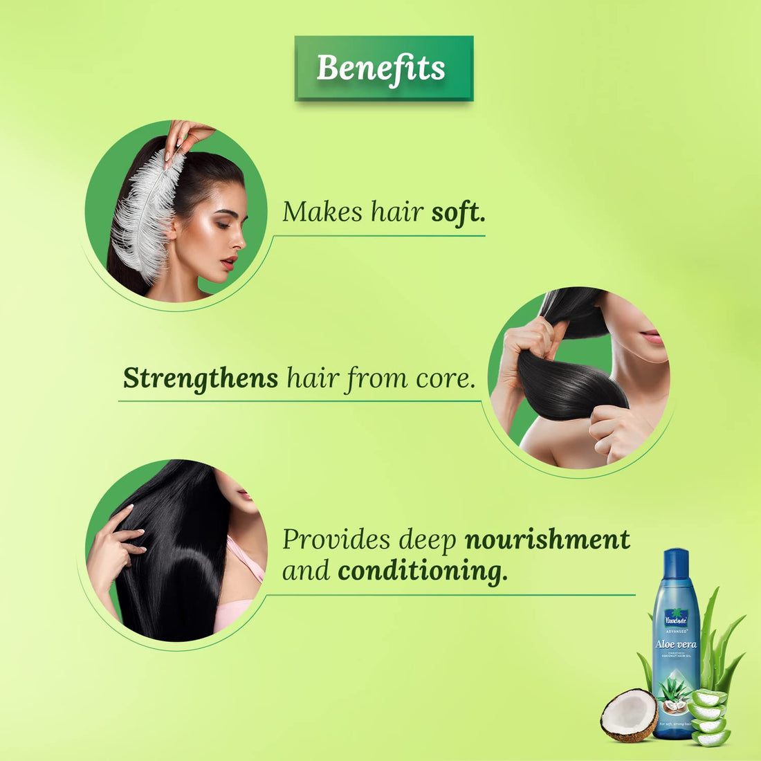 Parachute Advansed Aloe Vera Enriched Coconut Hair Oil, 250 ml