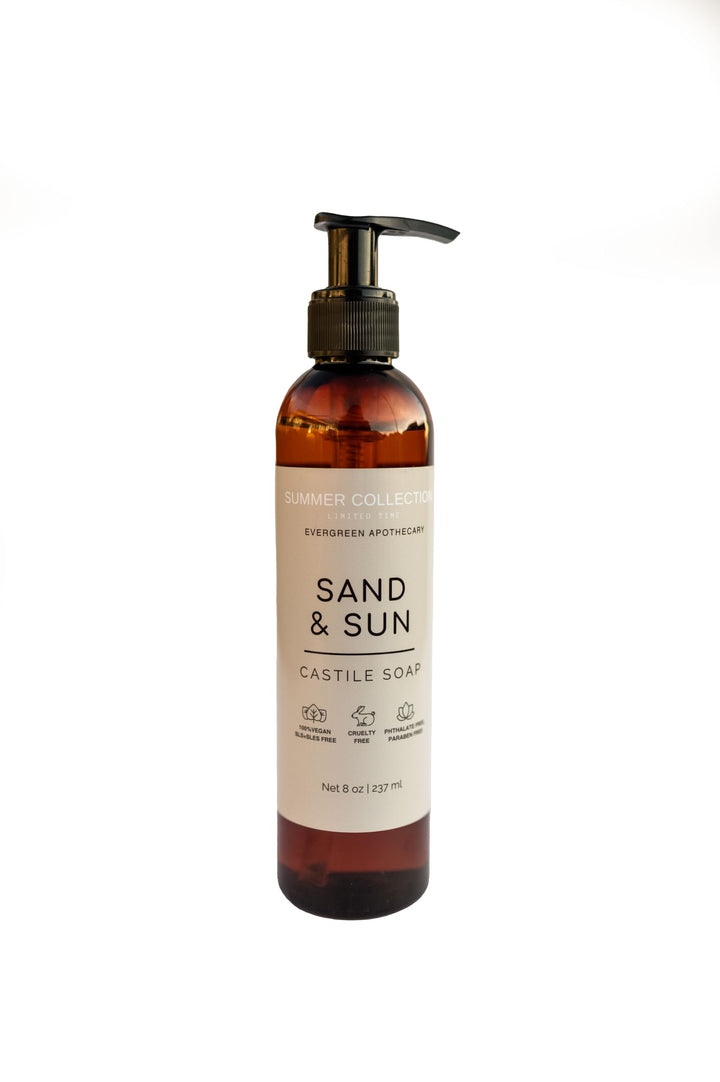 Generic Castile Soap, Summer Scents, Organic Coconut Oil, Organic Sunflower Oil, No Palm Oil, Vegan, Cruelty Free (Sand&Sun)