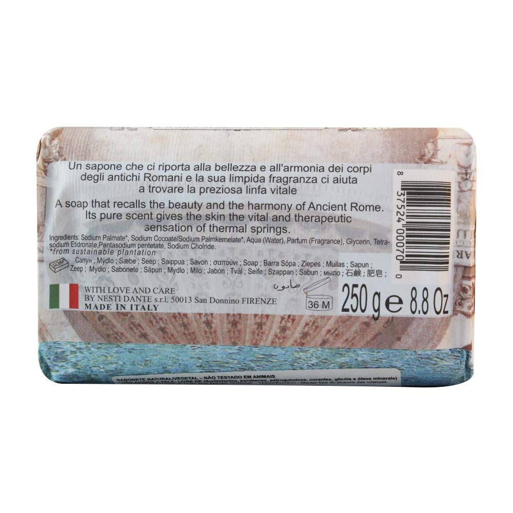 Nesti Dante Emozioni In Toscana Natural Soap, Thermal Water, 8.8 Ounce