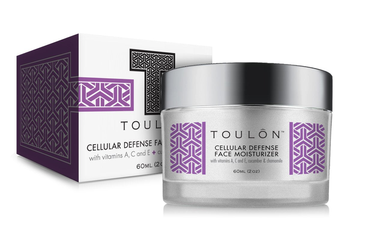 Antioxidant Moisturizer for Face with Vitamin A, C, E, Cucumber & Chamomile. Reduces Wrinkles and Fights Free Radical Damage.