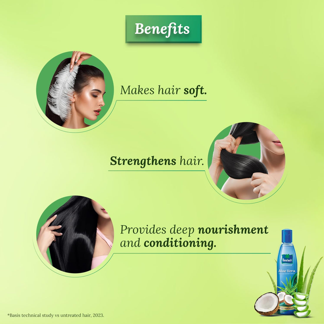 Parachute Advansed Aloe Vera Enriched Coconut Hair Oil, 150ml | For Soft, Strong Hair