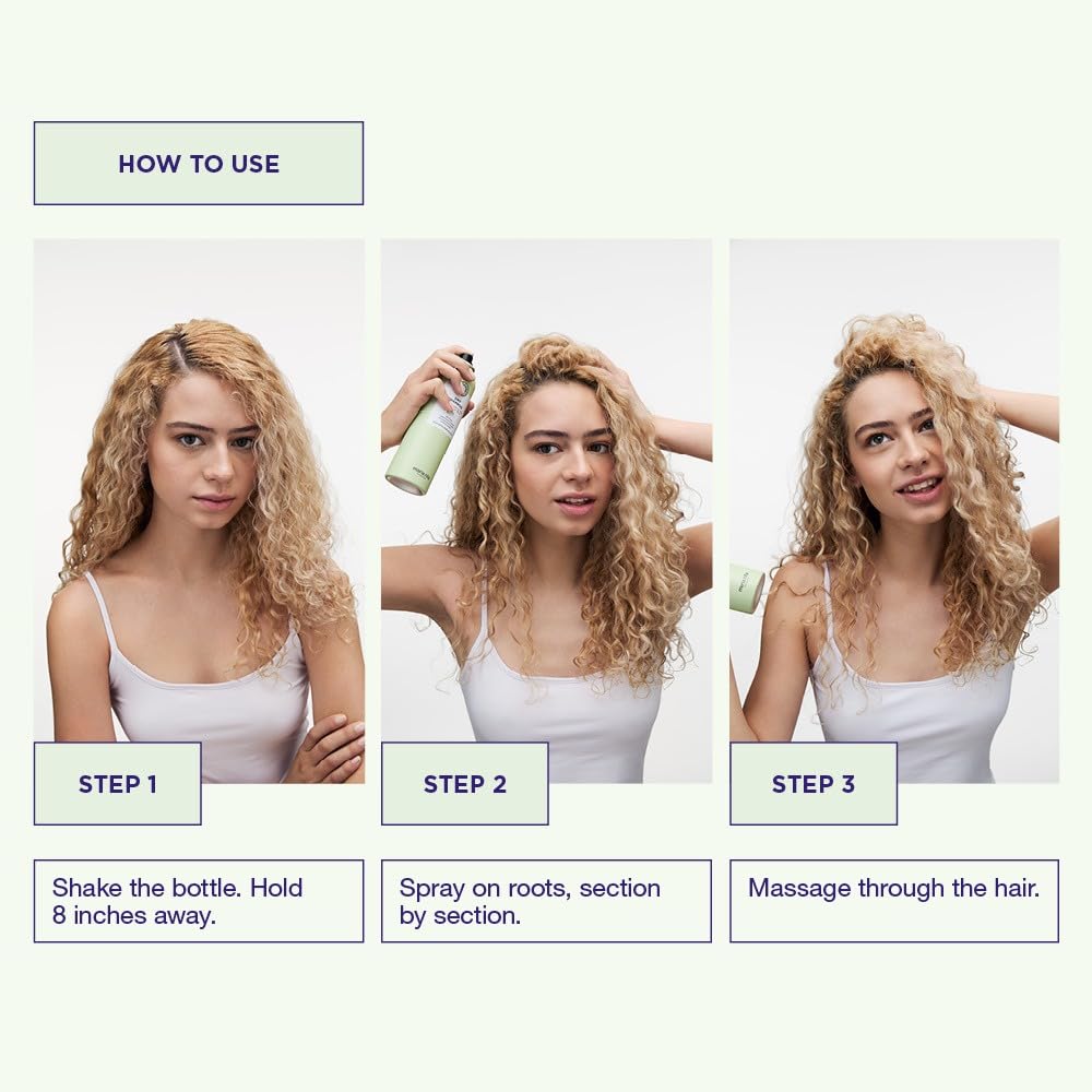 Maria Nila Dry Shampoo, 91 ml / 2.4 oz, Freshens up Greasy Hair, Adds Volume to Fine Hair, 100% Vegan & Sulfate/Paraben free