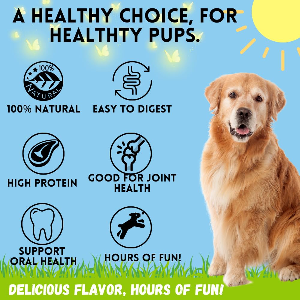 BULLYSTICKS and More - Braided 6 Collagen Sticks (8 Count)