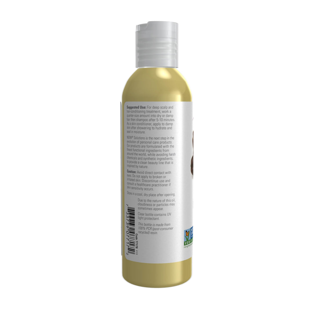 NOW Foods Solutions, Jojoba Oil, 100% Pure Moisturizing, Multi-Purpose Oil for Face, Hair and Body, 4-Ounce