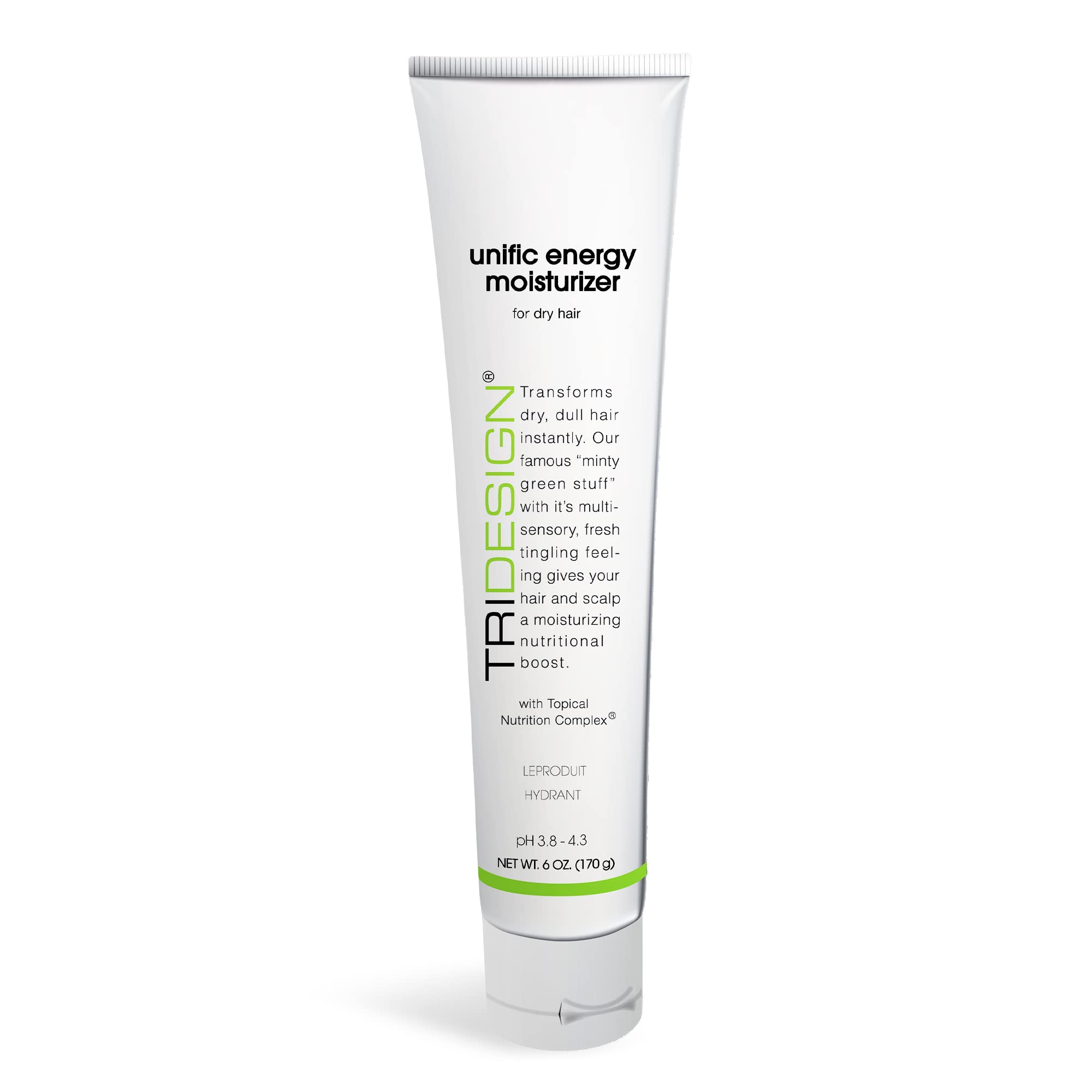 TRI Design Unific Energy Moisturizer Conditioner – Leave In Conditioner for Curly Hair, Anti Frizz Hair Serum & Deep Conditioner for Dry, Damaged Hair – Frizz Control & Hair Care Solution – 6 oz Tube