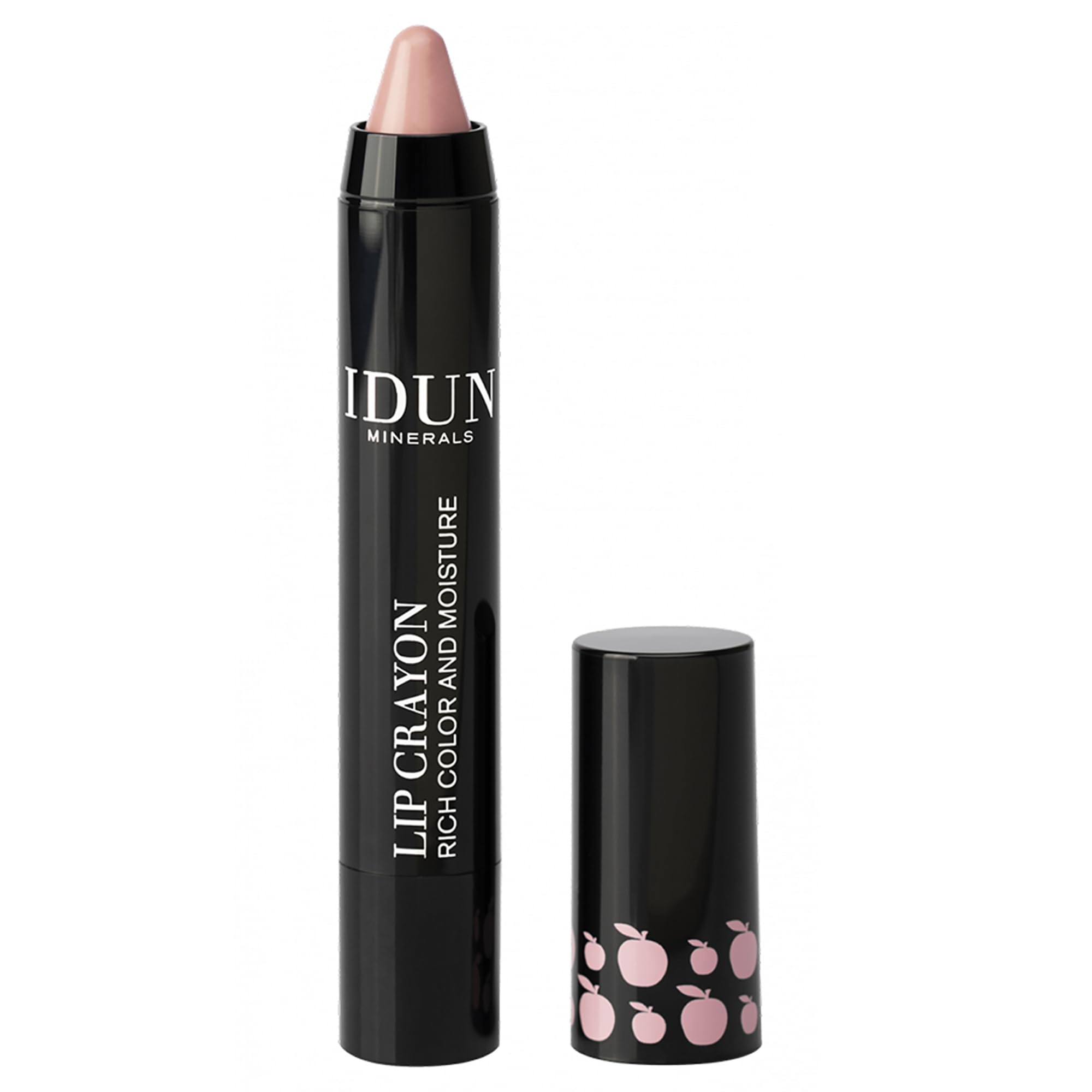 IDUN Minerals Lip Crayon Agnetha - Highly Pigmented For Rich Color, Full Coverage, Lipstick/Liner - Moisturizing Creamy Texture - Vegan, No Preservatives, Safe for Sensitive Skin - Light Pink, 0.08 oz