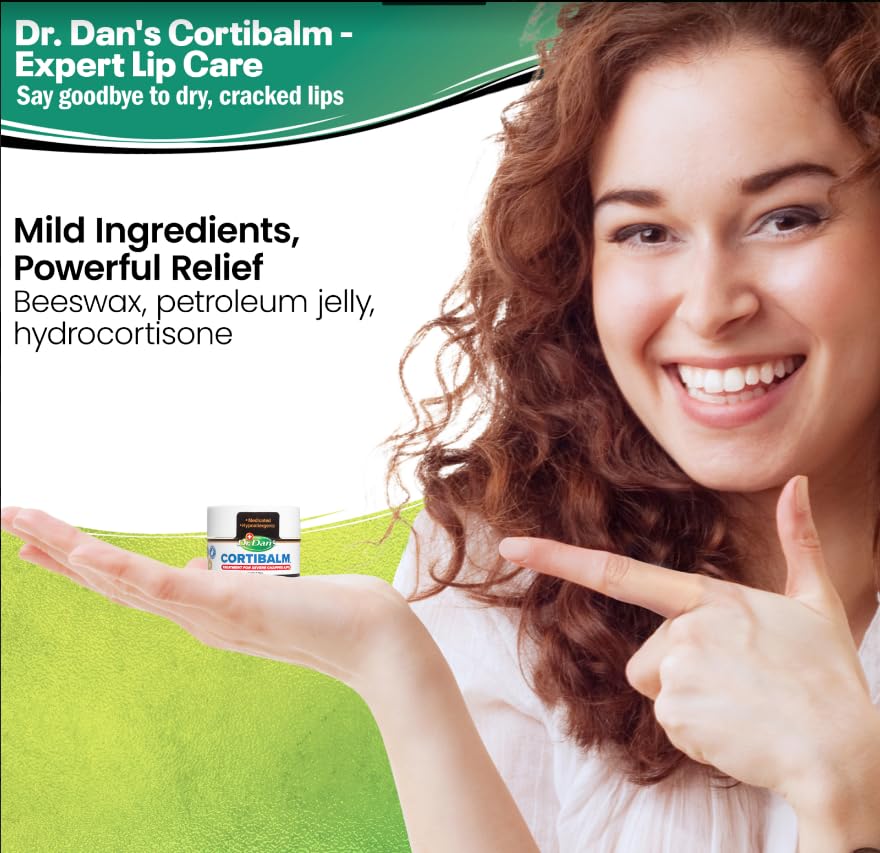 Dr Dans Corti Balm Lip Balm .25 oz Jar