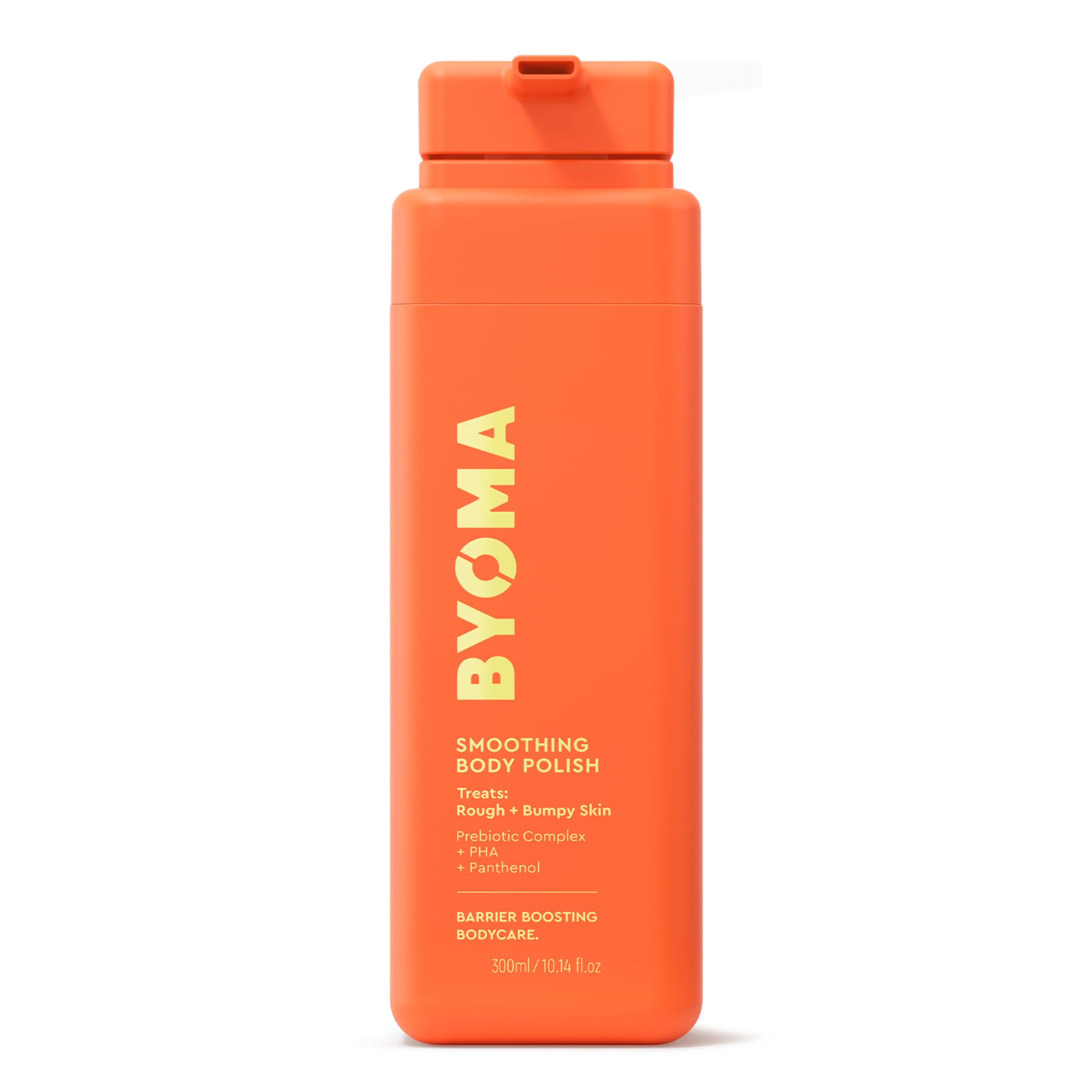BYOMA Smoothing Body Polish - For Breakouts & Textured Skin - Exfoliating Body Scrub with PHA & Panthenol - Restores Skin Barrier & Soothes Inflammation - 6.8 fl oz