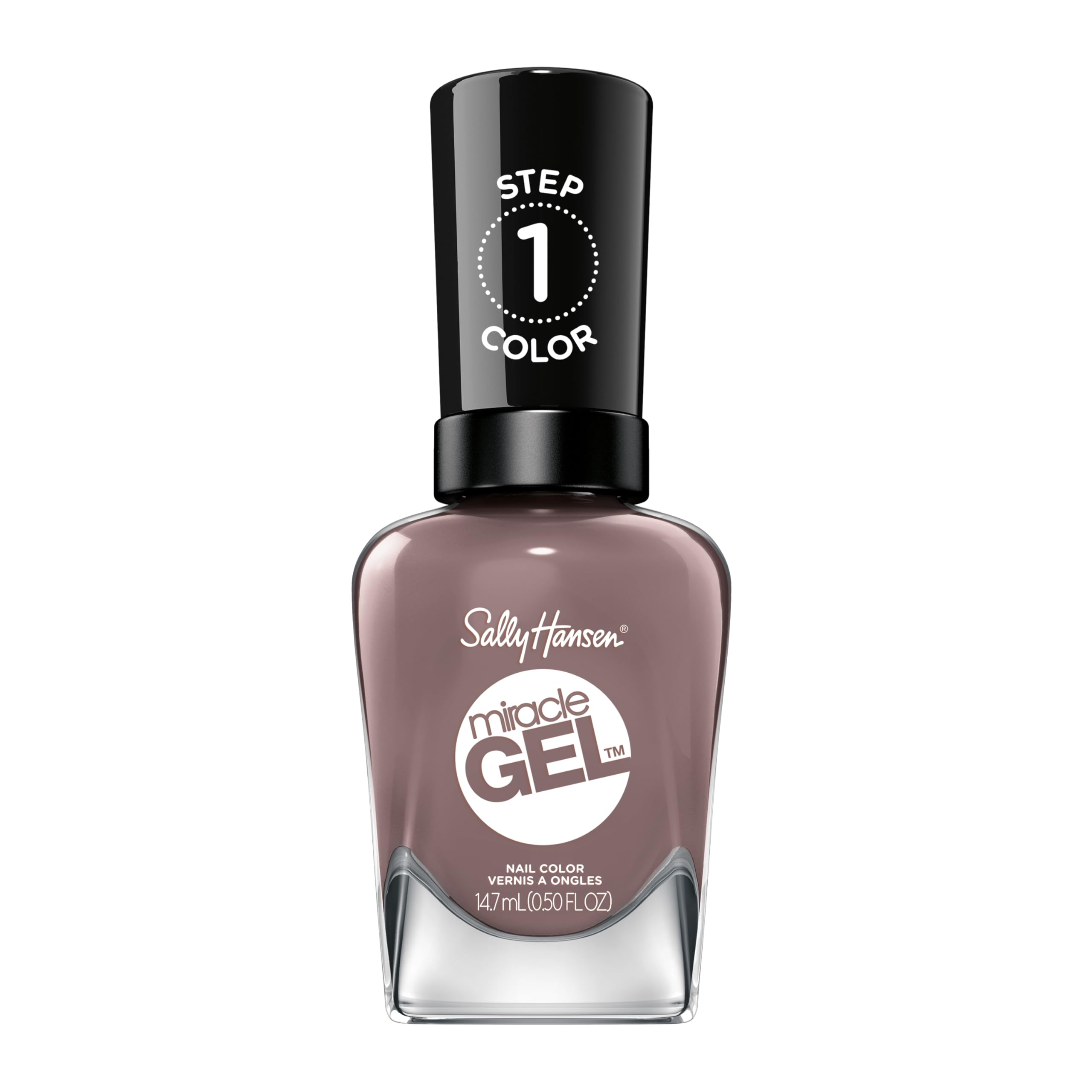 Sally Hansen Miracle Gel Nail Polish, 700 To The Taupe, 0.5 Fl Oz