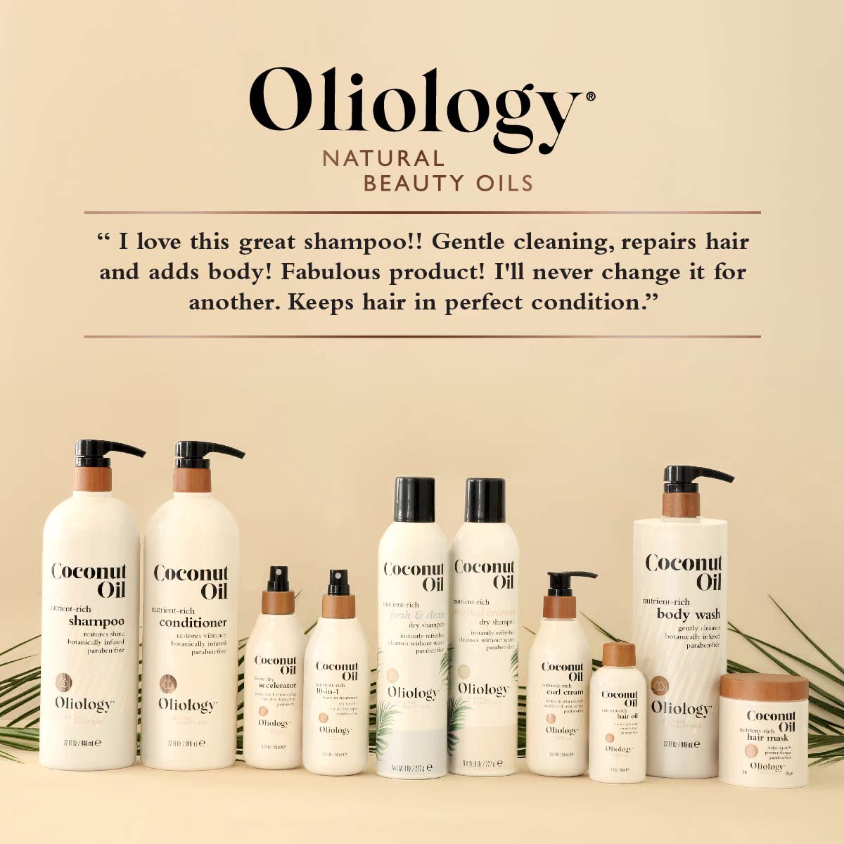 Oliology Coconut Oil Shampoo ââ‚¬â€œ Nutrient Rich Shampoo Restores Damaged & Lifeless Hair | Botanically Infused | Provides Intense Shine | Nourishing | Made in USA, Paraben Free & Cruelty Free (32
