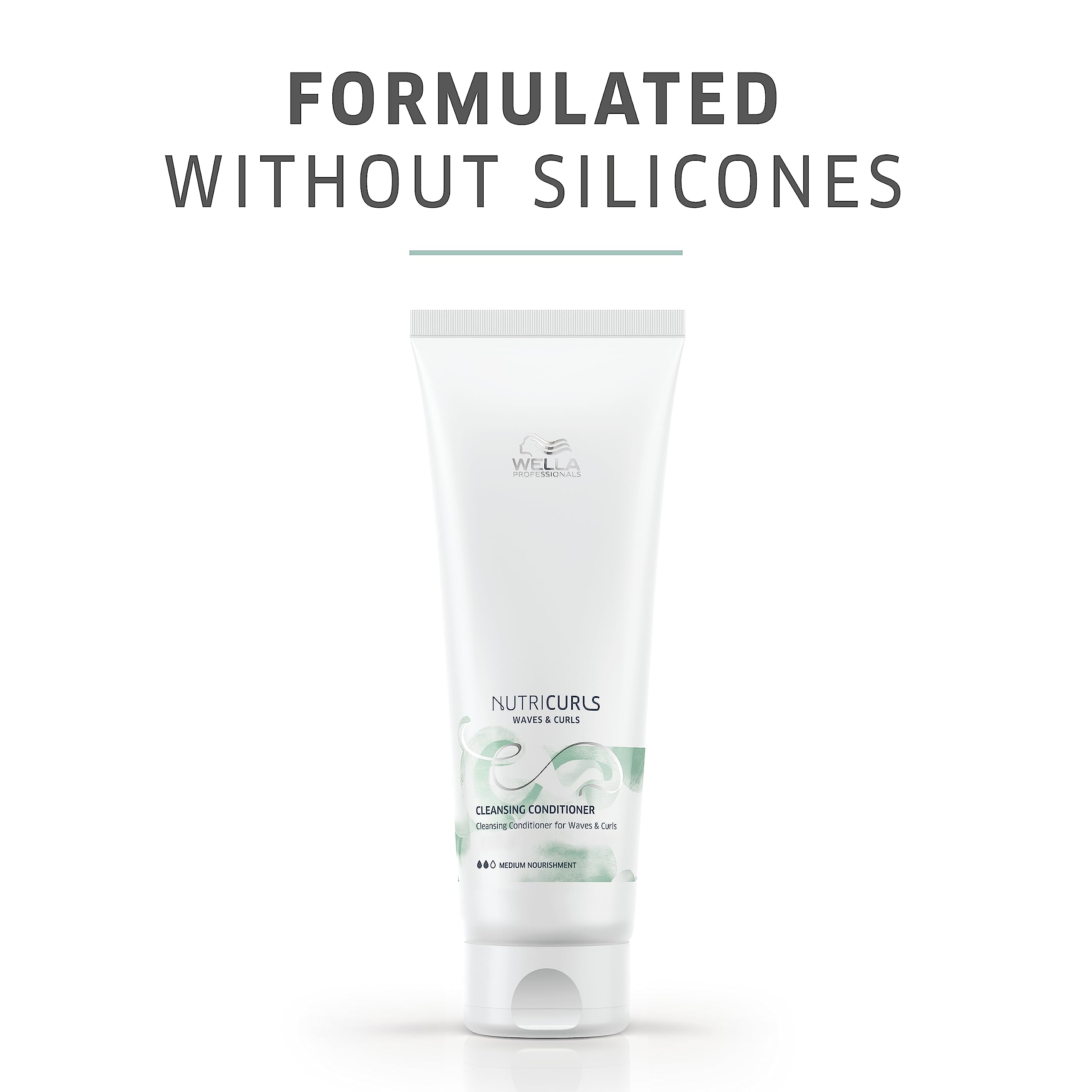 Wella Professionals Nutricurls Cleansing Conditioner | For Waves and Curls| Nourish and Define Wavy Hair| 8.4 Fl Oz