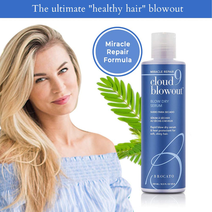 Brocato Cloud 9 Blowout Miracle Repair Blow Dry Serum, 250ml