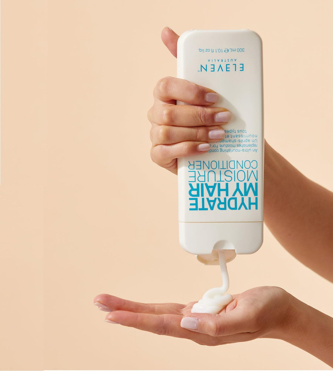 ELEVEN AUSTRALIA Hydrate My Hair Moisturizing Conditioner - Nourishing Formula for Dry, Damaged Hair, Restores Hydration & Shine, Color-Safe, Sulfate & Paraben Free - 10.1 Fl Oz