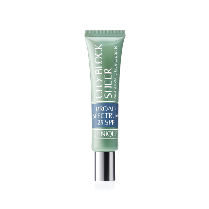 Clinique City Block Sheer Oil Free Daily Face Protector Broad Spectrum SPF 25 | Lightweight + Safe For Sensitive Skin, 1.4 Fl Oz