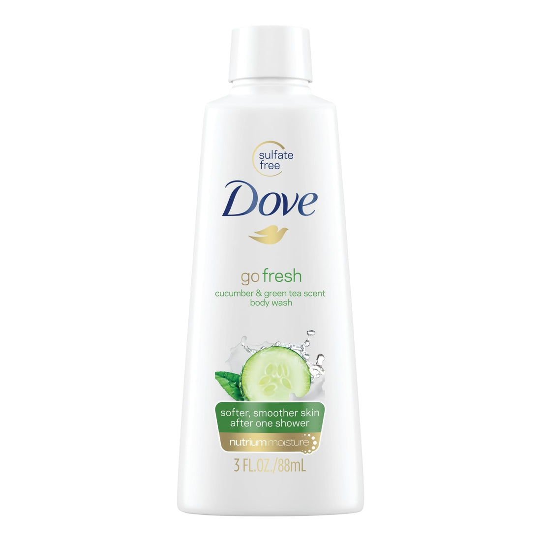 Dove Go Fresh Cool Moisture Body Wash Cucumber & Green Tea Scent 3.0 Oz.
