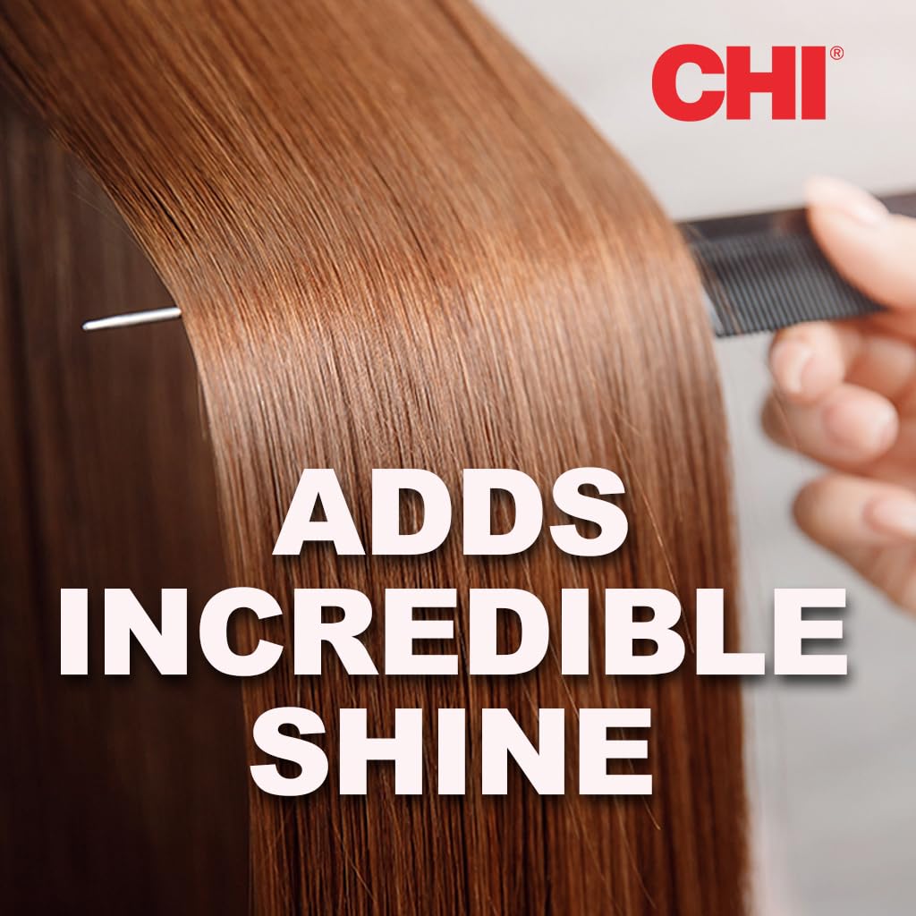 CHI Argan Oil Leave In Treatment, Argan Plus Moringa Oil, Lightweight Formula To Moisturize Dull & Damaged Hair, Sulfate & Paraben-Free, 3 Oz