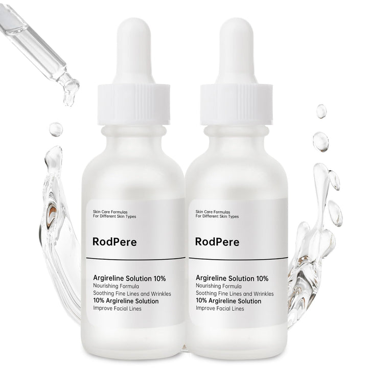 Argireline Serum With Hyaluronic Acid For Fine Lines, Anti Aging Argireline Solution 10 Percent For Dark Spot, 2 PCS Anti Wrinkles Multi Peptide Serum For Face, Eye, Neck.