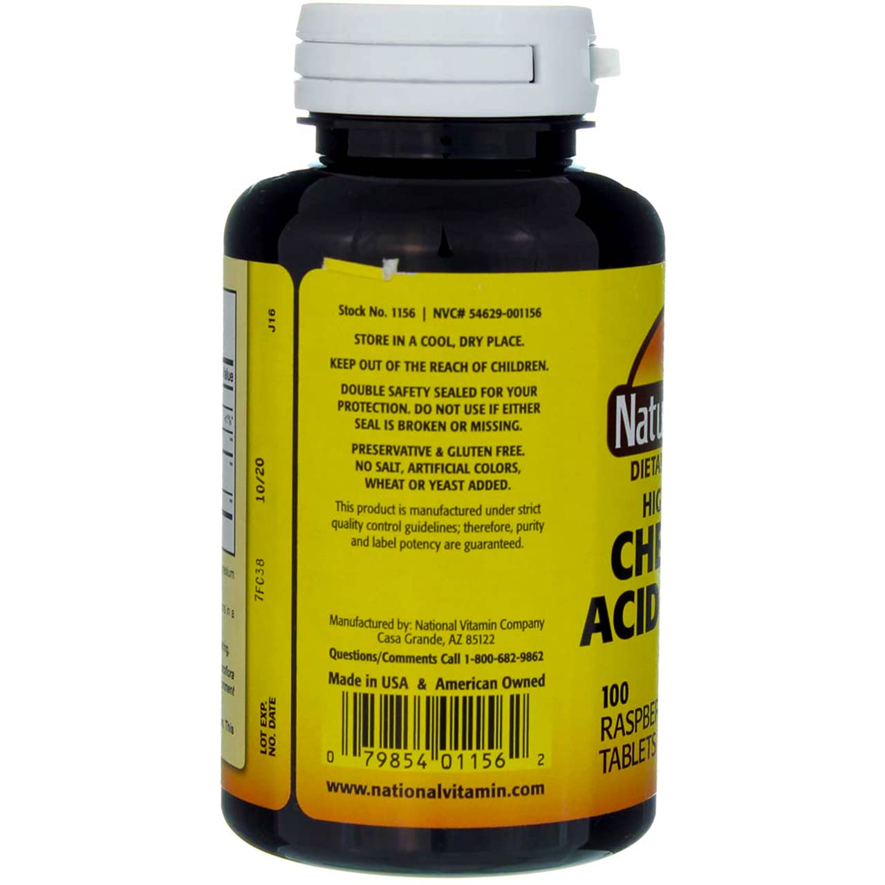 Nature's Blend Acidophilus Chewable Raspberry Flavor - 100 Tablets, Pack of 2