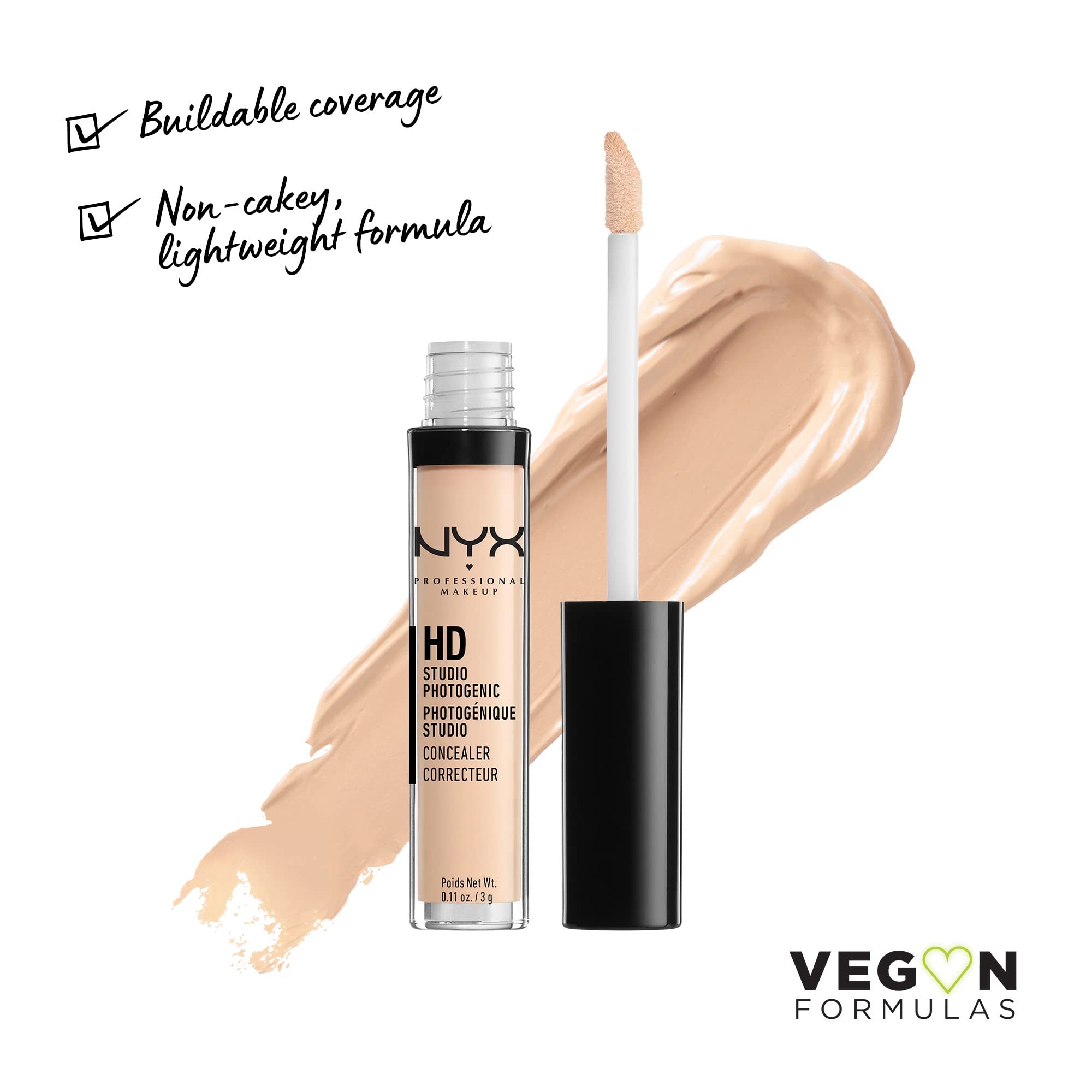 Nyx Professional Makeup Concealer Wand, Porcelain, 3g