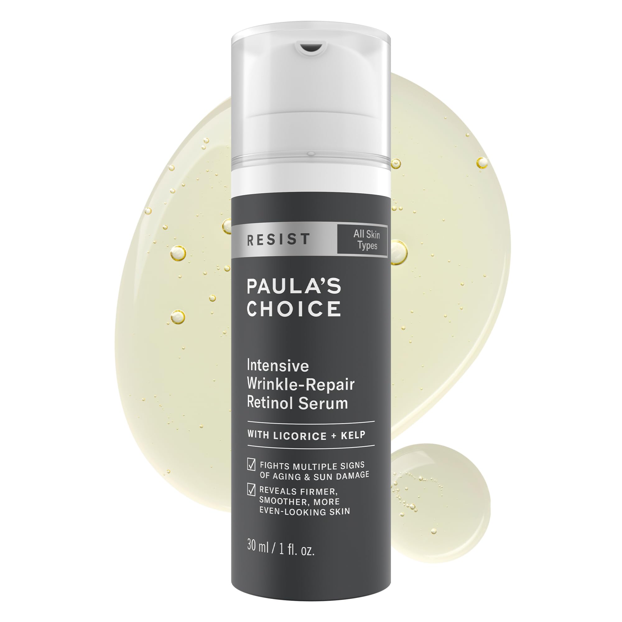 Paula's Choice RESIST Intensive Wrinkle-Repair Retinol Serum, Squalane, Vitamin C & E, Anti-Aging & Wrinkle Treatment, 1 Fl. Oz.