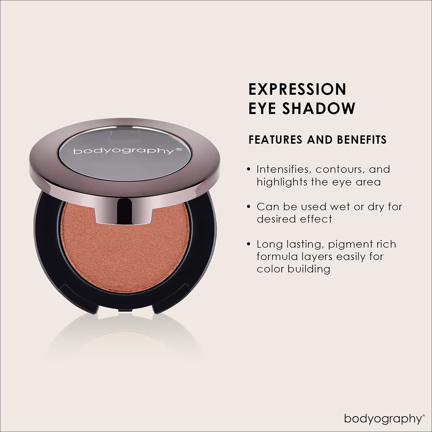Bodyography Expressions Eye Shadow, Cleopatra, 0.14 Ounce