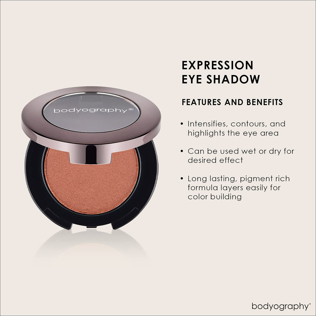 Bodyography Expressions Eye Shadow, Cleopatra, 0.14 Ounce