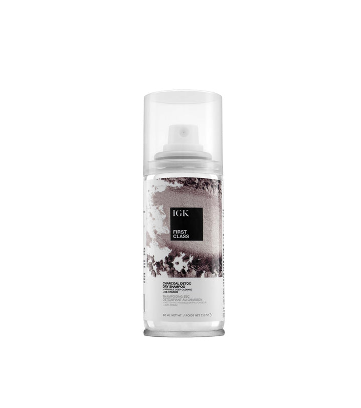 IGK FIRST CLASS Charcoal Detox Dry Shampoo Travel, 2 oz.