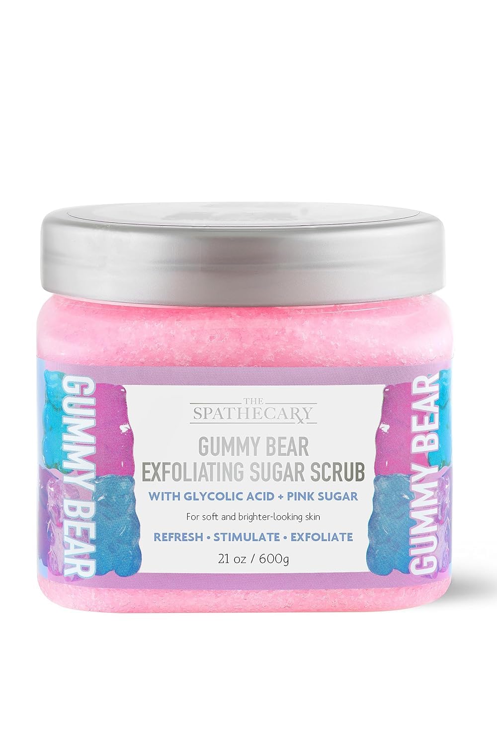 The Spathecary Body Scrub, Exfoliating-Nourishing-Refreshing-Smoothing Body Care 21 oz. (21 oz, Cotton Candy)
