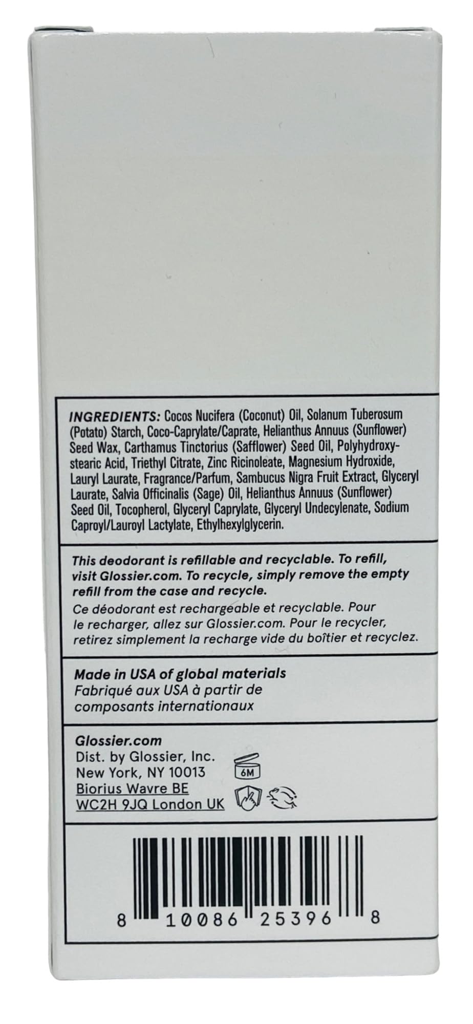 Glossier - Deodorant Refill Stick - Recharge Stick - Sandstone 2.2 oz / 65g