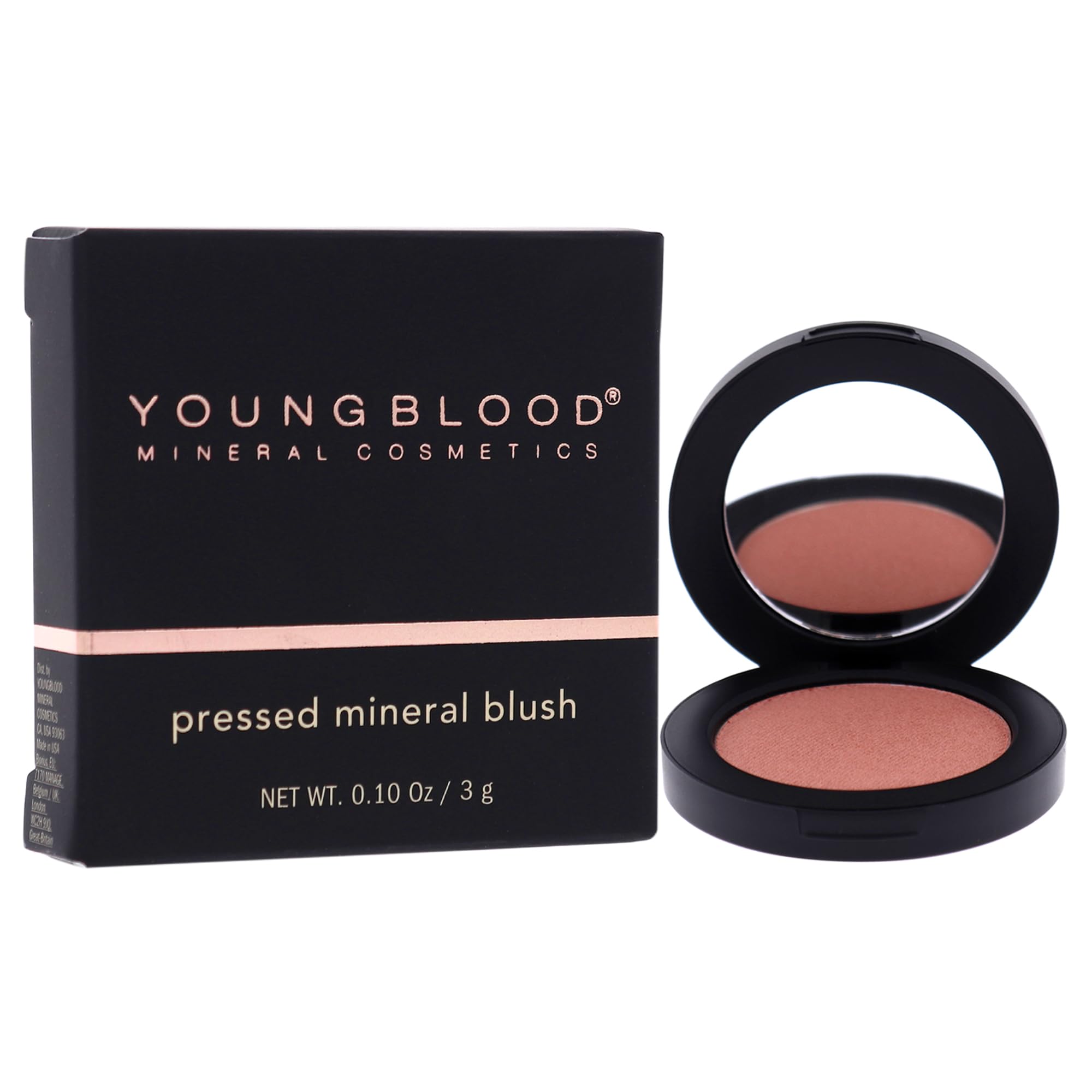 Youngblood Pressed Mineral Blush, Sugar Plum, 3 Gram