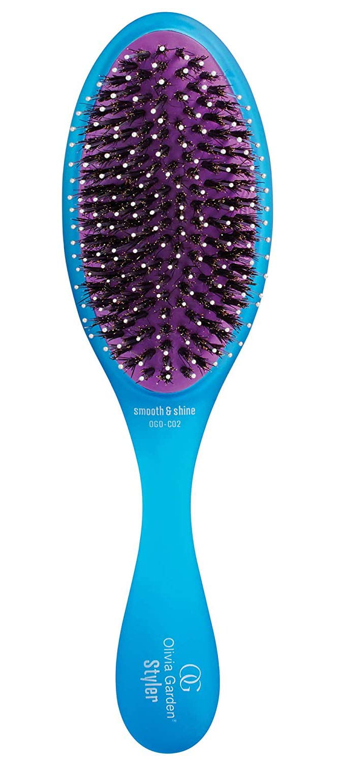 Olivia Garden Brush Styler Smooth & Shine, Blue