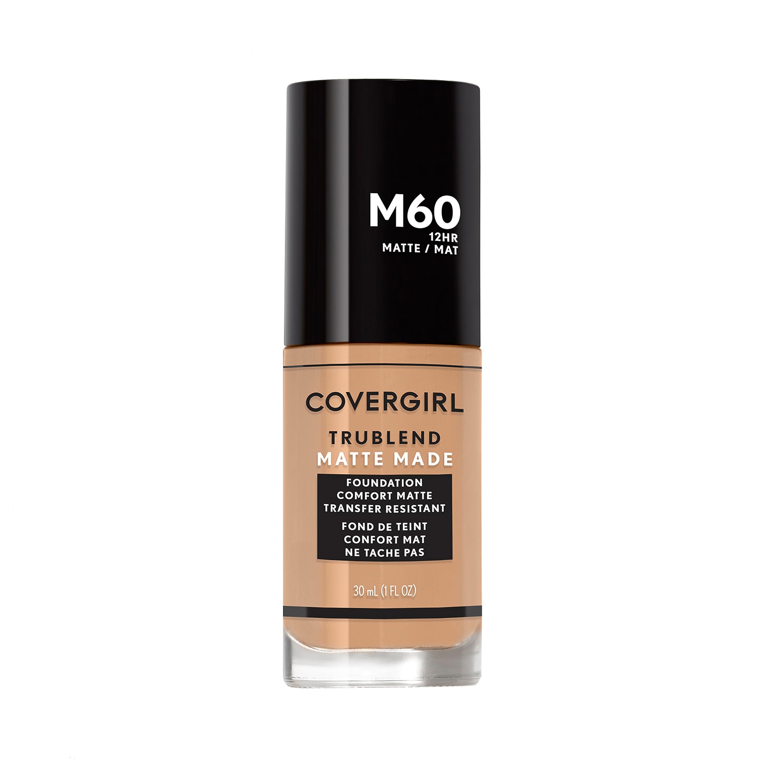2 M60 Natural Beige: Covergirl Trublend Matte Made Liquid Foundation, M60 Natural Beige, 1.014 Ounce