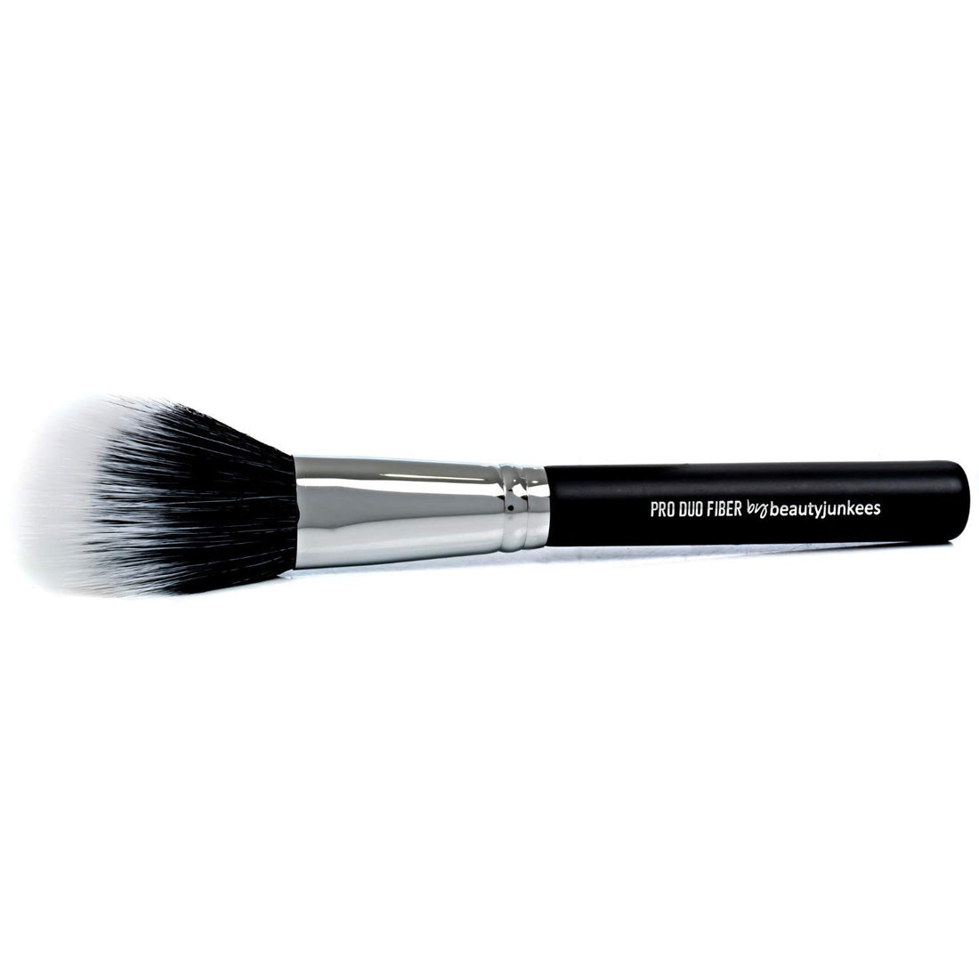 pro Duo Fiber Stippling Brush for Liquid Foundation or Contouring with Bronzer, Highlighters or Luminizers: Short & Long Bristles for Soft Blending, Buffing; Works with Creams, Powders, Minerals