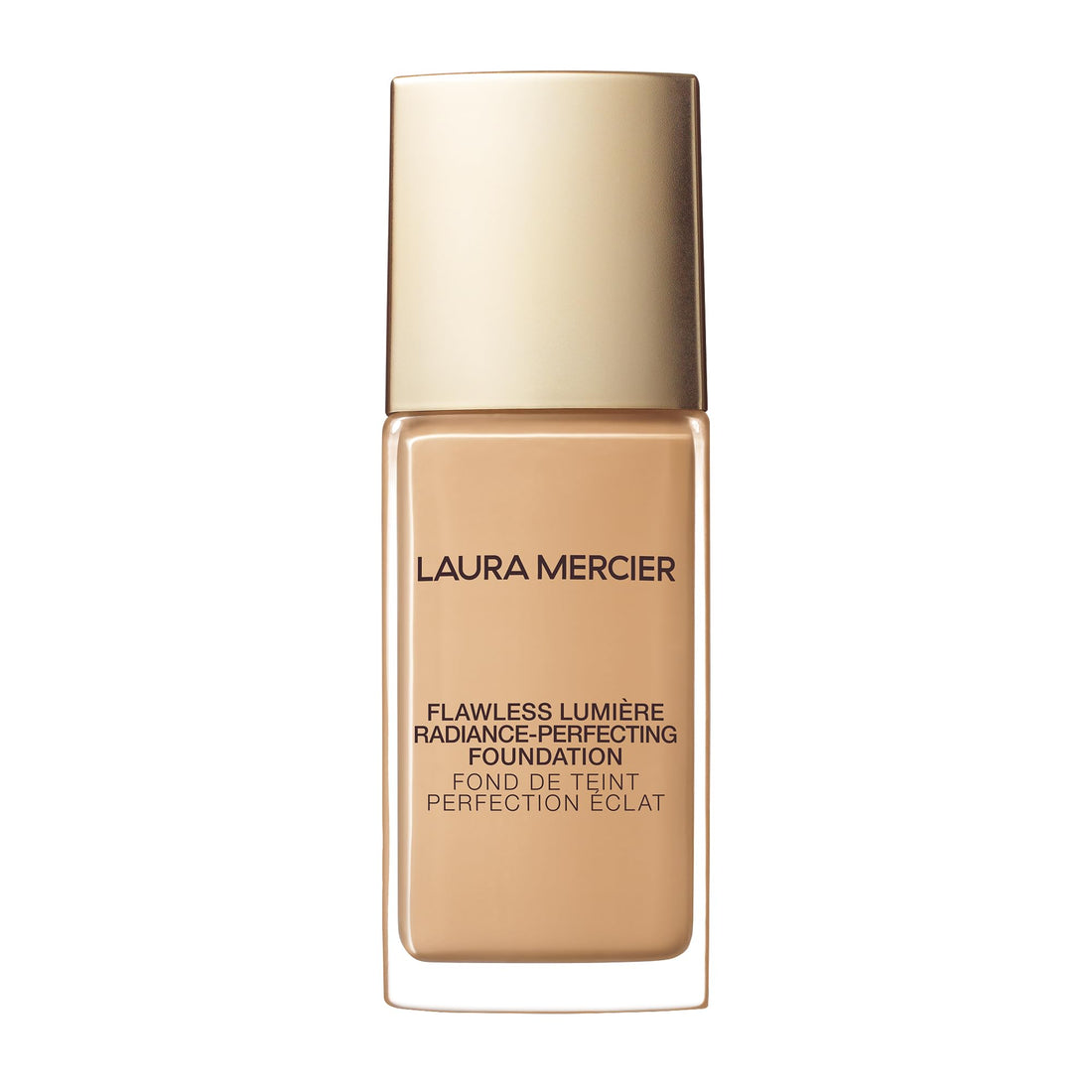 Laura Mercier Flawless Lumière Foundation, 15HR Hydration, Medium to Full Coverage, Improves the Look of Dull and Dry Skin, Luminous Finish, Non-Comedogenic, Vitamin C Infused, 3N1 Buff