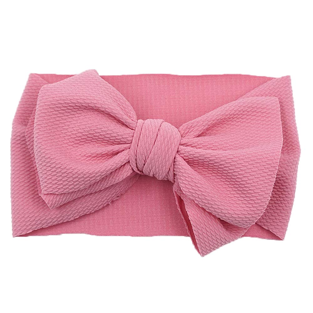 Steewarts Baby Girl Bow Headbands Newborn Hairband Baby Turban Knotted Elastic Headwrap for Toddler Hair Accessories (AA04-8PCS)
