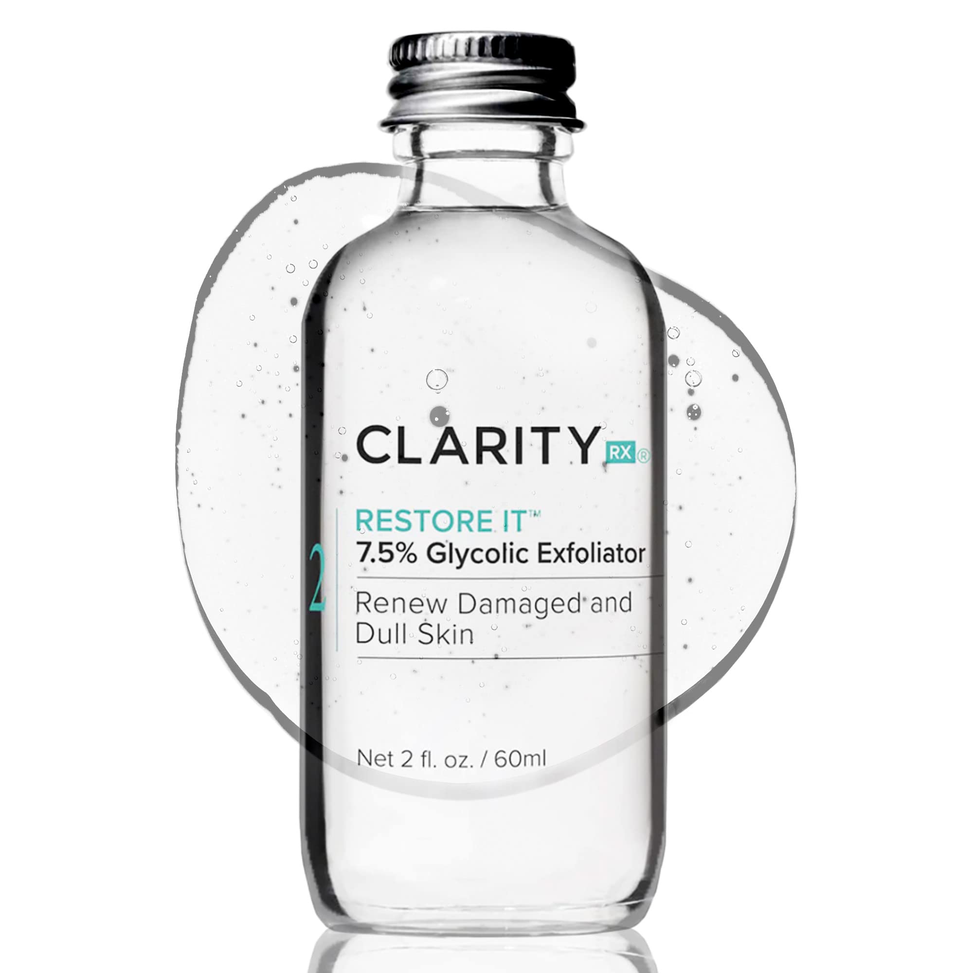 ClarityRx Restore Glycolic Exfoliator, 2 Fl Oz (packaging may vary)