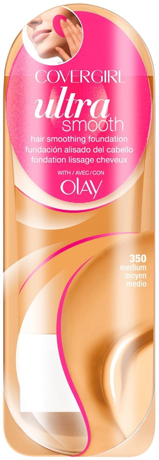 CoverGirl Ultrasmooth Foundation Plus Applicator, Tawny 865, 0.84 Fluid Ounce