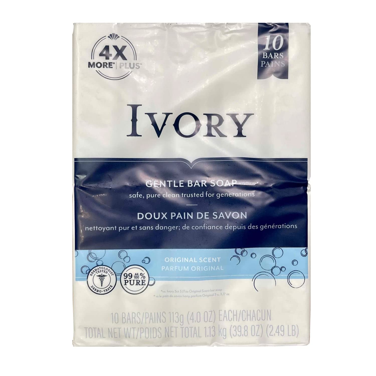 Ivory Original Bar Soap - 10 Ea