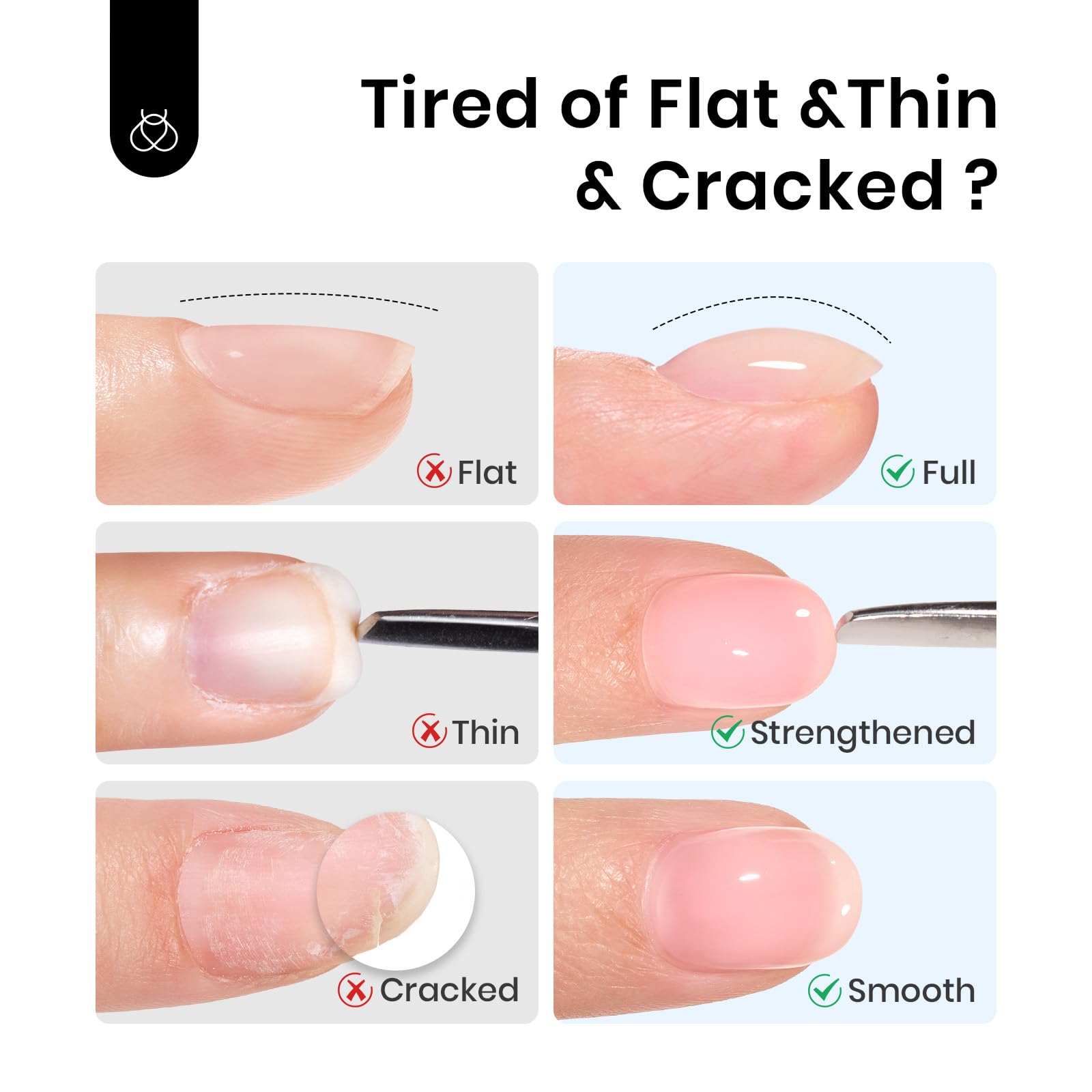 Beetles Builder Gel for Nails -15ml 7 in 1 Milky White Nail Strengthener Gel for Building Apex & Nails Extension DIY Salon Nail Art Design Beauty Gift Sets for Mom Women