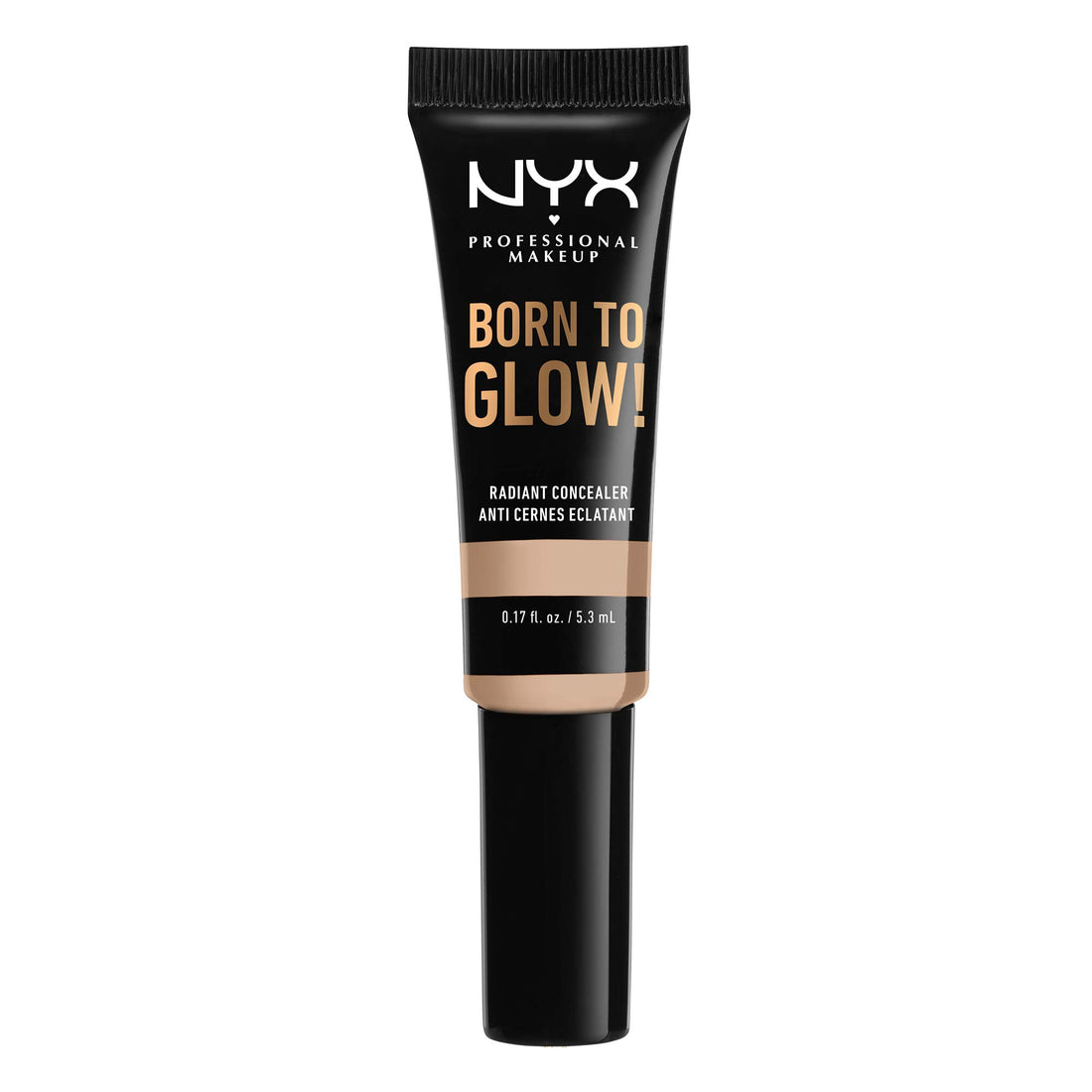 NYX PROFESSIONAL MAKEUP Born To Glow Radiant Concealer, Medium Coverage - Alabaster