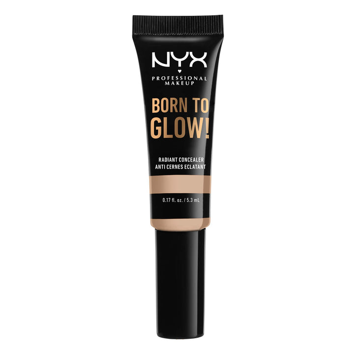 NYX PROFESSIONAL MAKEUP Born To Glow Radiant Concealer, Medium Coverage - Alabaster