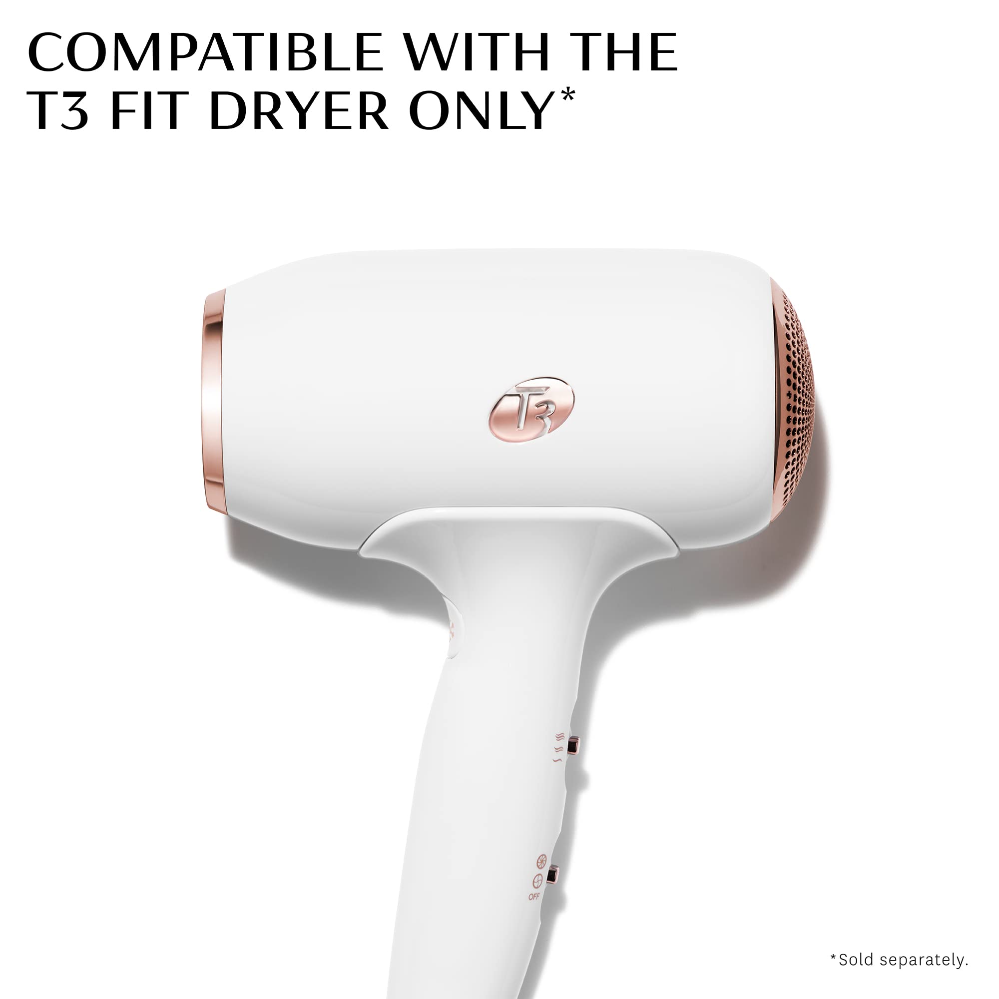 T3 Micro T3 Fit Diffuser for T3 Fit Compact Dryer - Volumize, Define Curls, and Eliminate Frizz for Wavy, Curly or Coily hair, 1 ct.
