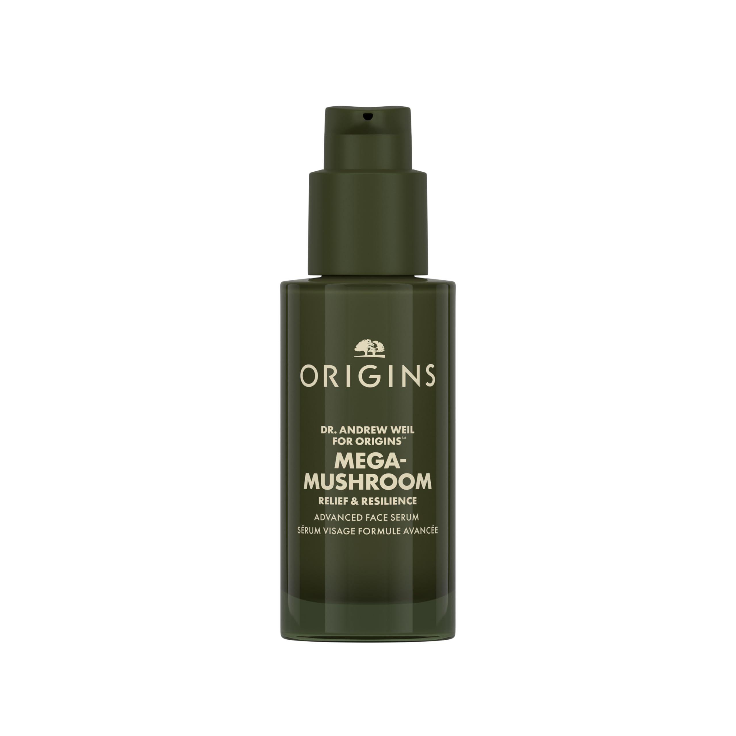 Origins Mega-Mushroom Advanced Face Serum | Reduces Visible Redness & Strengthens Skin's Barrier | With Reishi Mushroom, 1.7 Fl Oz