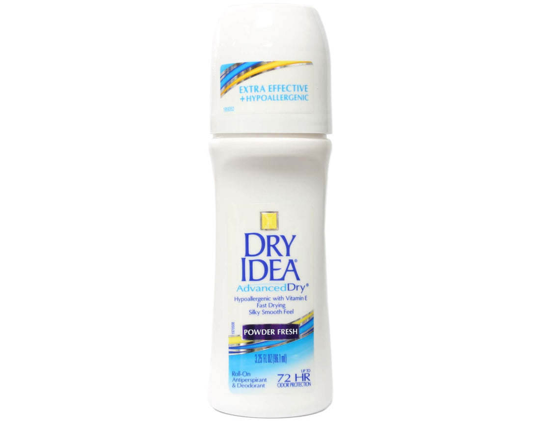 Dry Idea Anti-Perspirant Deodorant Roll-On Advanced Dry Powder Fresh 3.25 oz ( Pack of 5)